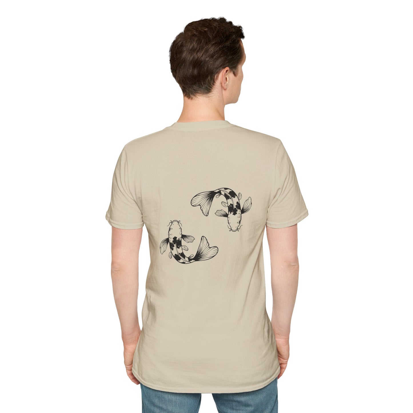 "O'Fishally Retired" Koi Fish Graphic Unisex Tee